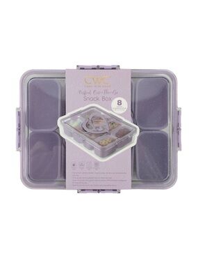 CWC sparkle with lid Snack Box food storage in Lavender